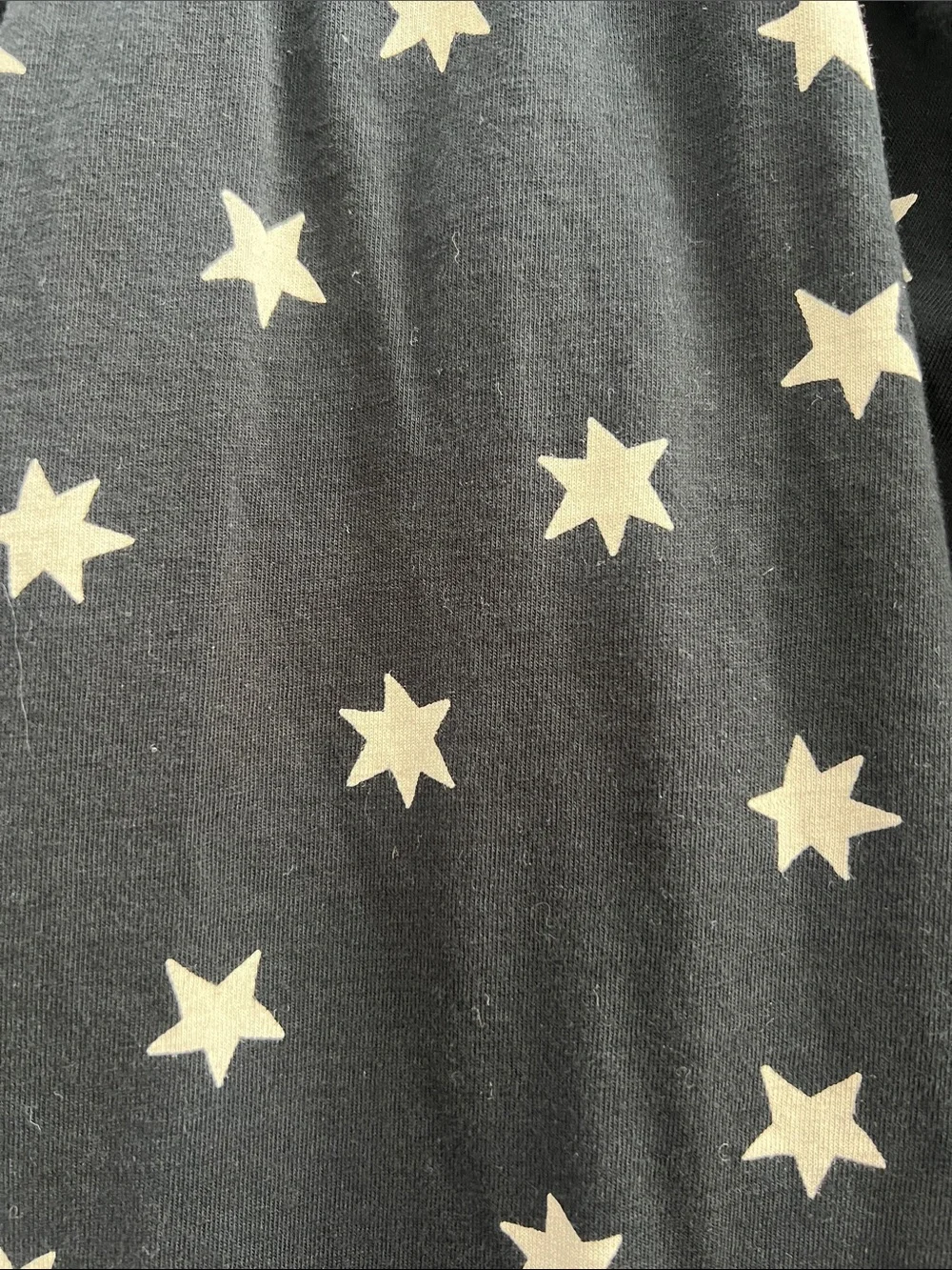 Tea Collection Black Star Print 3/4 Sleeve Dress